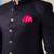 Handcrafted Navy Blue Indian Bandhgala Jodhpuri Blazer with Kurta Pajama Set, Available in Father Son Combo