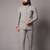 Handmade Modish Grey Jodhpuri Bandhgala Suit for Men