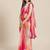 Geroo Jaipur Hand Dyed Pink & Orange Bandhani Kota Silk Sustainable Sareee