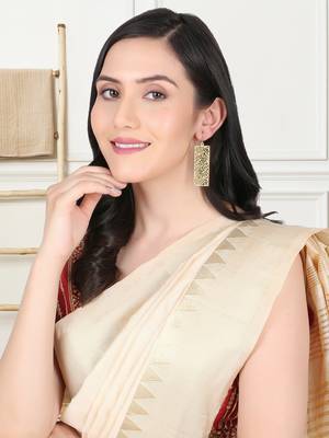 Gold-plated handcrafted earrings 5