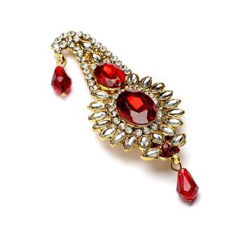 Indian Bollywood Traditional Kalangi For sherwani Kilagi Brooch for Turban Safa for Men's Boys Wedding(Safa Exclude) 4