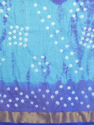 Geroo Jaipur Hand Dyed Bandhani Kota Silk Sustainable Saree 3