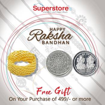 Set of 4 Rakhi combo with Giftable Goldplated Challa finger ring for Bhai Bhabhi for Rakshabandhan 2