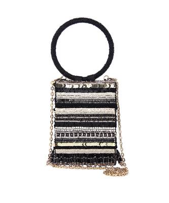 Black ring shone clutch 2