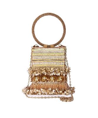 Golden sona phool clutch 1
