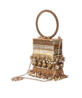 Golden sona phool clutch 3