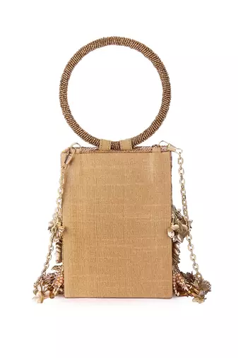 Golden sona phool clutch