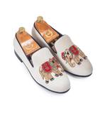 Cream maharaja slipons