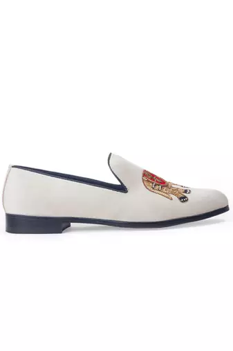 Cream maharaja slipons