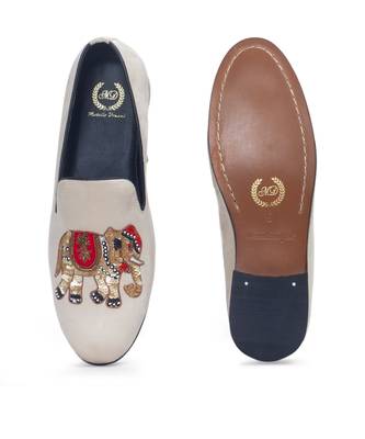 Cream maharaja slipons 3