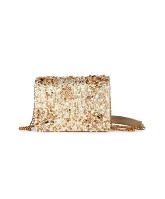Golden party popper clutch 1
