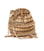 Golden latkan love potli bag