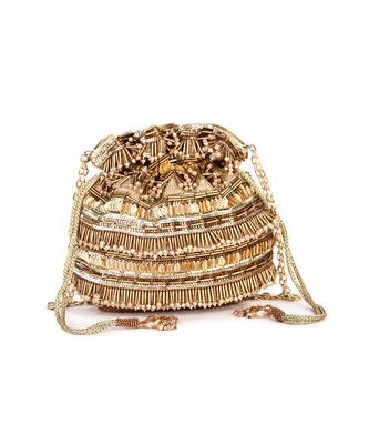 Golden latkan love potli bag 2