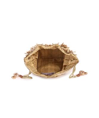 Golden latkan love potli bag 3
