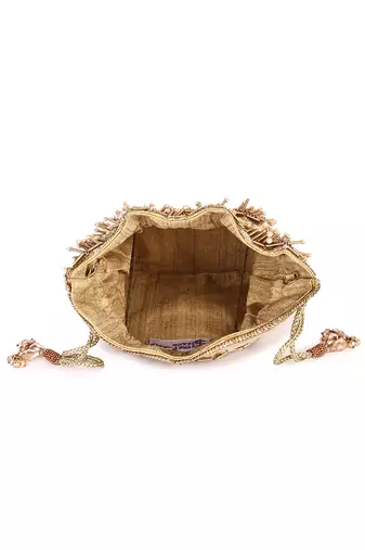 Golden latkan love potli bag