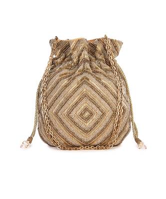 Golden all season potli bag 1