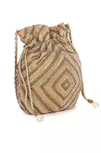 Golden all season potli bag