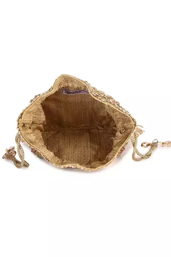Golden sequins potli bag