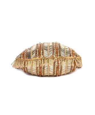 Golden sequins potli bag 4