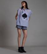 Lavender ace shorts set