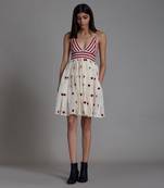 Oatmeal hearts rummy dress