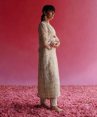 Green gulbag kurta set 2
