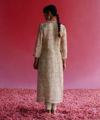 Green gulbag kurta set 3