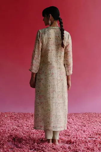 Green gulbag kurta set