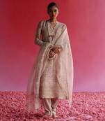 Pink gulbag kurta set