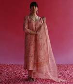 Pink swaroop kurta set