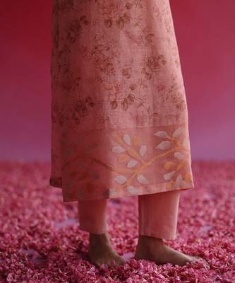 Pink swaroop kurta set 5