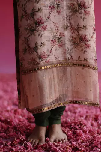 Pink aacho kurta set