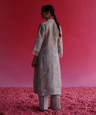 Blue bagh kurta set 3