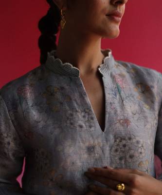 Blue bagh kurta set 5