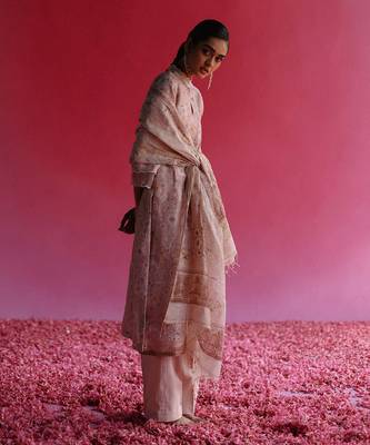 Pink bagh kurta set 2
