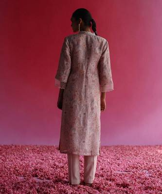 Pink bagh kurta set 3
