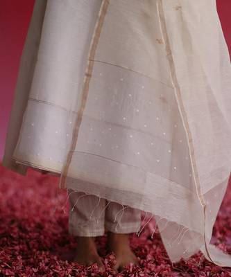 Off white mogra kurta set 5