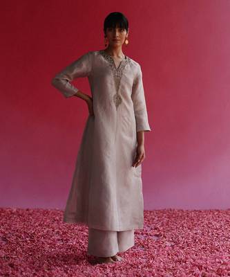 Grey kaljo kurta set 1