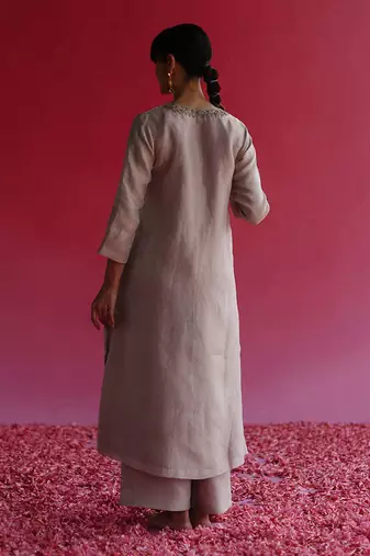 Grey kaljo kurta set