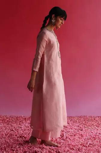 Pink kaljo kurta set
