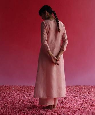 Pink kaljo kurta set 3
