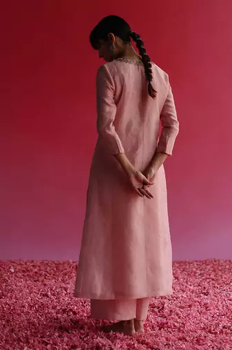 Pink kaljo kurta set