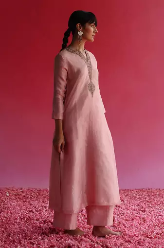 Pink kaljo kurta set