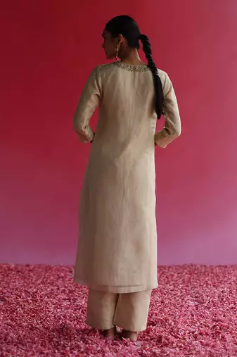 Yellow kaljo kurta set