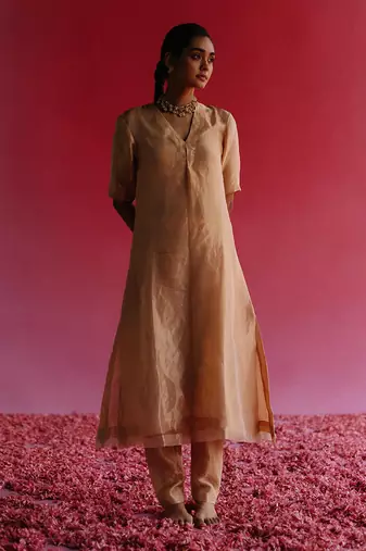 Gold surasa kurta set