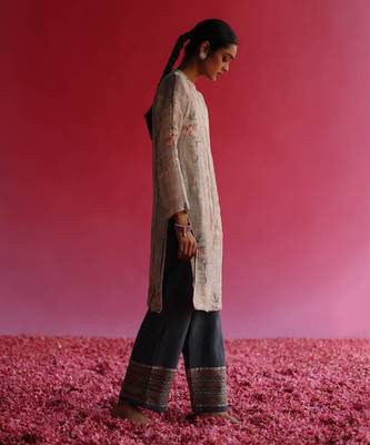 Cream bhuman kurta set 2