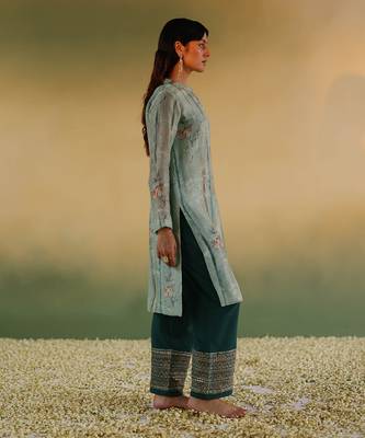 Green bhuman kurta set 3