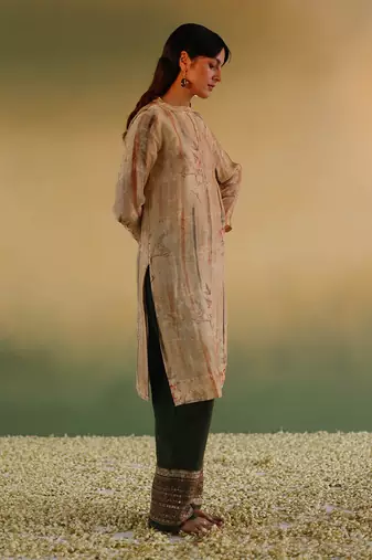 Yellow bhuman kurta set