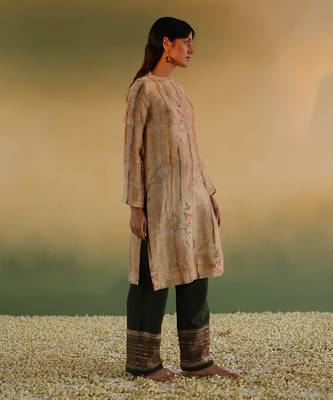 Yellow bhuman kurta set 4