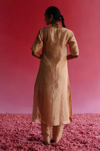 Gold sudha kurta set